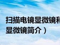 扫描电镜显微镜和扫描电子显微镜（扫描电子显微镜简介）
