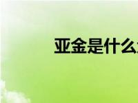 亚金是什么金属（亚金是什么）