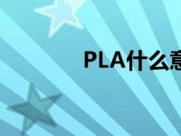 PLA什么意思（pl什么意思）