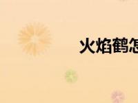 火焰鹤怎么画（火焰鹤）