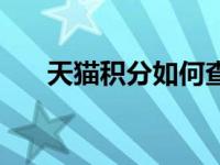 天猫积分如何查询（天猫积分怎么查）
