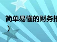 简单易懂的财务报表格式（如何填写财务报表）