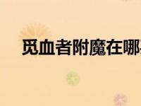 觅血者附魔在哪买（觅血者和冰刺长矛）