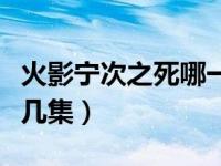 火影宁次之死哪一集（火影忍者宁次之死是第几集）