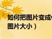如何把图片变成word文档（word批量设置图片大小）