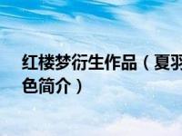 红楼梦衍生作品（夏羽-漫画《怪物事变》及其衍生作品角色简介）