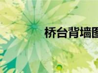 桥台背墙图片（桥台的背墙）