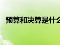 预算和决算是什么意思（决算是什么意思）