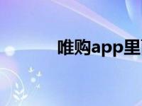 唯购app里面的兑换卷（唯购）