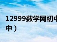 12999数学网初中数学九全（12999数学网初中）