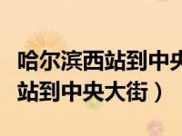 哈尔滨西站到中央大街打车多少钱（哈尔滨西站到中央大街）