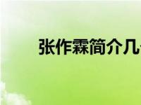 张作霖简介几个夫人（张作霖简介）