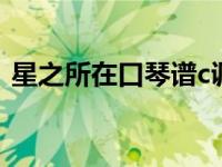 星之所在口琴谱c调10孔（星之所在口琴谱）