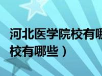 河北医学院校有哪些是可以单招（河北医学院校有哪些）