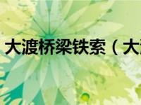 大渡桥梁铁索（大渡河铁索桥是怎样建成的）