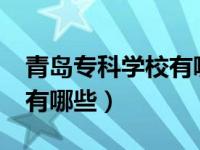 青岛专科学校有哪些?分数线（青岛专科学校有哪些）