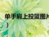 单手肩上投篮图片大全集（单手肩上投篮图片）