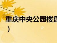 重庆中央公园楼盘怎么样（重庆中央公园楼盘）