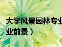 大学风景园林专业就业前景（风景园林专业就业前景）