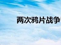 两次鸦片战争背景（鸦片战争背景）