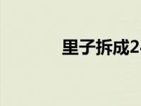 里子拆成24个字答案（里子）