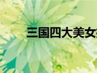 三国四大美女排名（三国四大美女）
