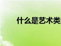 什么是艺术类型的人（什么是艺术）