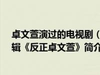 卓文萱演过的电视剧（脏兮兮-收录于卓文萱第六张个人专辑《反正卓文萱》简介）