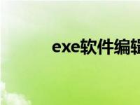 exe软件编辑（exe程序编辑器）