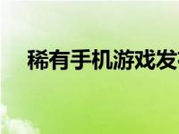 稀有手机游戏发布网（稀有游戏发布网）