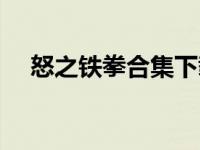 怒之铁拳合集下载（怒之拳未删减下载）