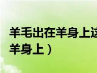 羊毛出在羊身上这句话是什么意思（羊毛出在羊身上）