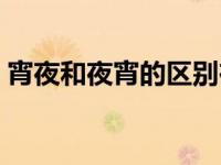 宵夜和夜宵的区别在哪（宵夜和夜宵的区别）