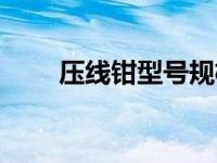 压线钳型号规格尺寸（压线钳型号）