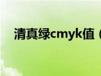 清真绿cmyk值（清真绿cmyk值是多少）