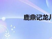 鹿鼎记龙儿是谁（龙儿是谁）