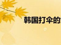 韩国打伞的女孩（打伞的女孩）