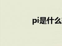 pi是什么软件（pi是什么）