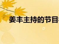 姜丰主持的节目视频（姜丰的博客简介）