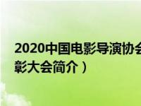 2020中国电影导演协会奖（中国电影导演协会2011年度表彰大会简介）