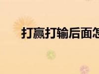 打赢打输后面怎么说（输打赢要简介）