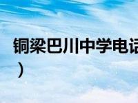 铜梁巴川中学电话号码（铜梁县巴川中学简介）