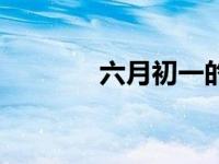 六月初一的（六月初一简介）