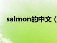 salmon的中文（salmon-英文单词简介）