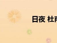 日夜 杜甫（日夜书简介）