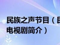 民族之声节目（民族之声-1999年任泉主演的电视剧简介）