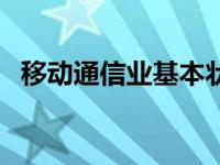 移动通信业基本状况（移动通信业务简介）