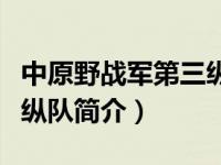 中原野战军第三纵队第八旅（中原野战军第三纵队简介）