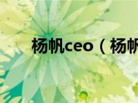 杨帆ceo（杨帆：对话时代智商简介）