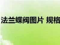 法兰蝶阀图片 规格型号（法兰中线蝶阀简介）